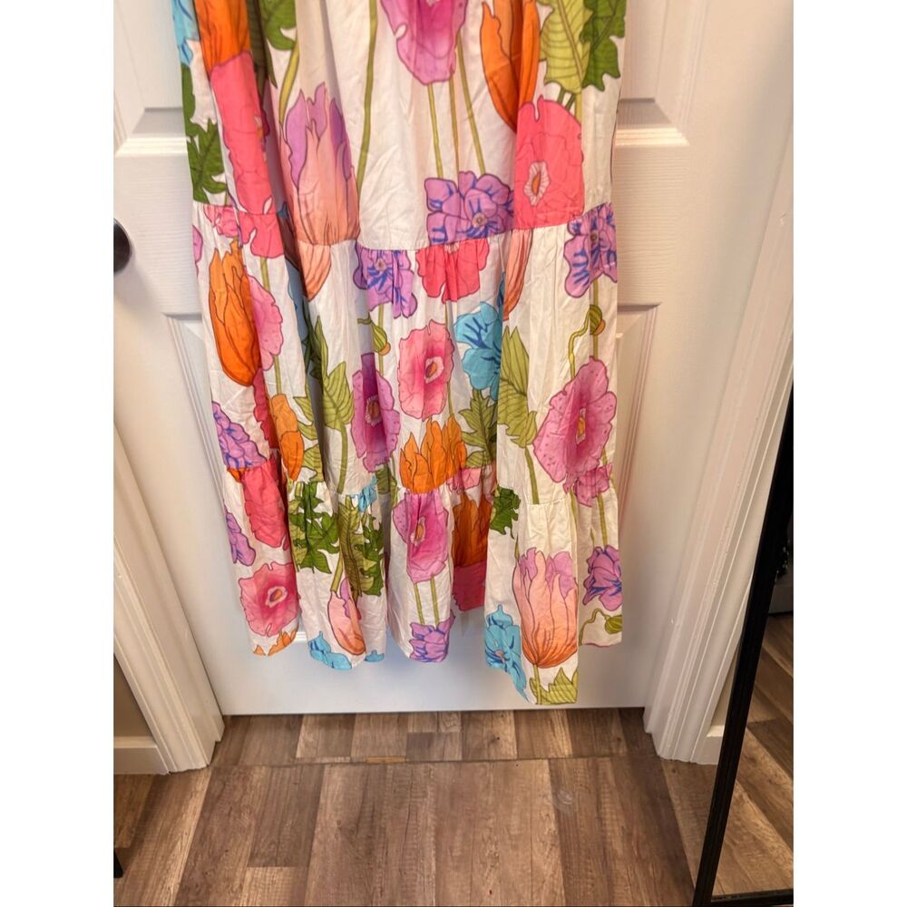 Floral Latterned Babydoll Dress - Picture 3 of 7